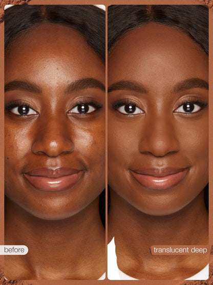creaseless setting & brightening powder
